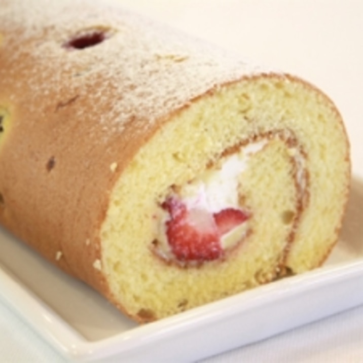 ママパン 苺のロールケーキ 母の日 レシピ 作り方 By 楽天出店店舗 ママパン 楽天レシピ